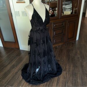 Windsor Black Floral Dress